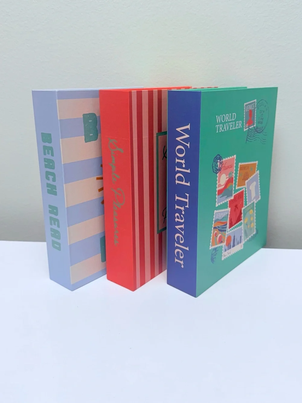 Full Set 3 Decorative Book Storage Boxes, 9” tall Target Bullseye's Playground